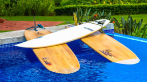 Firewire SurfBoards in Pool of Kalon Surf Costa Rica Luxury Resort